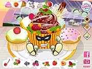 Play Johnny Cupcakes Decor free online, customize and decorate a sentient cupcake, cute food decoration game
