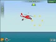 Coast Guard Helicopter free online sea rescue game with 15 missions