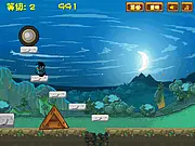 Play Kill The Zombies free online, click blocks to set traps, defeat zombies puzzle game, PlayArcadeHub