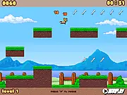 Aagy Bones free online platform game, dog collecting bones, avoiding rats and obstacles, high score game