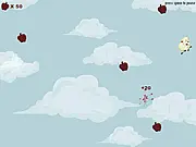 Bling Sheep free online game screenshot, collecting money for a sheep, animal dress up and collecting game