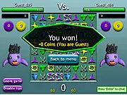 Match Monsters PvP Online game, a free online match 3 puzzle game with competitive player vs player multiplayer on PlayArcadeHub