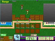 Survival Farm free online game strategy, defending crops from zombies, buying weapons and protection upgrades