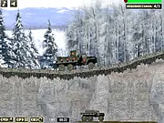Play Ural Truck military driving game online for free, featuring a rugged Russian truck on off-road terrain.