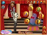 My April Cover Girl free online dress-up game colorful fashion