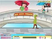 Rainy Big Dam Bridge free online game, showcasing a scenic view of a bridge in the rain for a casual puzzle experience