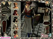 Thumbnail for Middle Ages Royal Messenger Dressup Online, a free fantasy game about styling a girl in battle gear for a quest to King Arthur