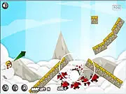Free No Halo No Entry puzzle shooter, play online chain reaction game, destroy demons with physics