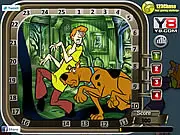 Scooby Doo Hidden Numbers free puzzle game screenshot showing Shaggy and Scooby with numbers concealed in the background
