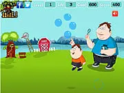 Pop the Bubbles free online arcade game bubble popping speed reflexes PlayArcadeHub