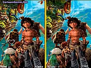 The Croods Spot the Difference free online game Eep Guy movie characters