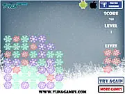 Play Snow Flakes free online puzzle game where you remove groups of two or more matching snow flakes to clean the field.