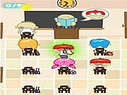 Play Who's Absent free online, a funny puzzle game about tricking the teacher into thinking everyone is in class