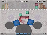 Free online puzzle game Perfect Balance Playground featuring various blocks stacked in equilibrium on PlayArcadeHub