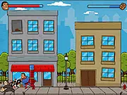 Black Fist Online Game Screenshot - Free Dynamic Fighting Action with Humor on PlayArcadeHub