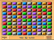 Screenshot of Pure Match 3 game showing various colored gems on a grid, a high-score screen with the player's final points, a close-up of three gems matching