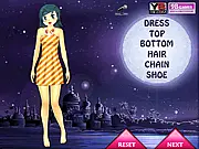 Manga Style Doll Dress Up Online Game Screenshot - Design Free Anime Characters on PlayArcadeHub