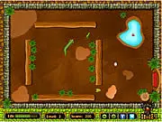 Play Green Snake Mania free online classic snake game with eggs and frogs