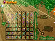 The game board of Doli Ants Invasion showing various ant types being matched in the free online puzzle game