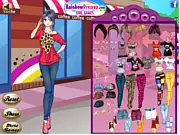 Play Tomboy Style Dress-Up free online fashion game, create chic androgynous looks with army prints and sporty sneakers