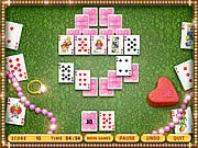 Monarch Patience Solitaire Free Online Card Game Screenshot - Building Foundations