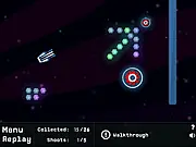 Gem Cannon Blast free online puzzle game screen showing a cannon aiming at stacks of blue and red gems behind wood blocks