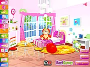 Thumbnail for Pajama Party Room Decoration Online, a free online game about designing a cute bedroom for a slumber party and choosing pajamas