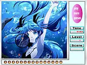 Play Alone Mermaid Hidden Numbers free online puzzle game with mermaid theme