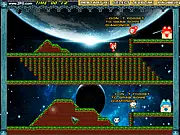 Play Firefox and Icefox free online puzzle game, featuring two characters, a red fox and a blue fox, avoiding elemental pools on PlayArcadeHub.