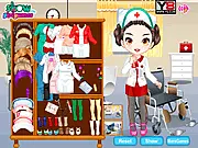 Cozy Nurse Dress Up free online fashion and styling game on PlayArcadeHub