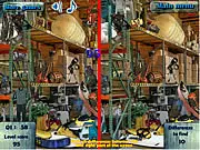 Screenshot of the Treasures of the Deep game showing two nearly identical underwater scenes side-by-side with a diver and various sunken treasures
