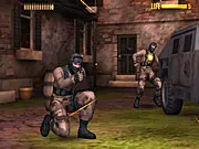 Play Legion of Red Wolves free online action shooter game, breaking into the terrorist den with a machine gun.