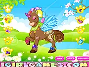 Screenshot of My Lovely Little Pony Dress Up free online game with stylish pony Jamy
