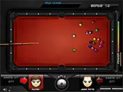 Billiard Blitz Hustle free online game screenshot, play pool online