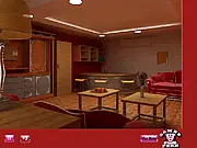 Luxury Room Escape free online point and click game screenshot showing a fancy living room with puzzles on PlayArcadeHub