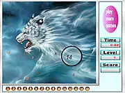 Fabulous Animals Hidden Numbers free online game screenshot showing exotic animals and hidden digits