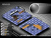 BattleShips General Quarters free online game screenshot, naval strategy grid game, classic board game on PlayArcadeHub