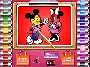 Lovely Pair Coloring online free cartoon couple digital art game