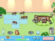 Play Mama Dog free online pet caring simulation game feeding puppies
