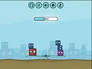Stupid Balance physics puzzle game screenshot, arranging blocks on scales for perfect balance, free online game