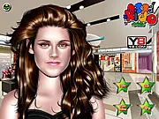 Kristen Stewart Beauty Makeover free online celebrity styling game