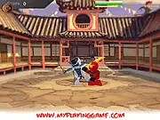 Play Ninjago Final Battle free online game on PlayArcadeHub, featuring Kai the red ninja fighting monsters to defend the citadel.