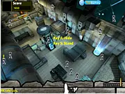 Ultraman Shoot Robots free online action game hero shooting evil melee robots castle defense