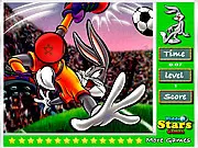 Bugs Bunny Hidden Star free online game screenshot - Bugs Bunny standing with a carrot while the player looks for hidden stars.