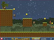 Wake Up Bear game screenshot, sleeping bear, puzzle elements, stars and torches, play free online