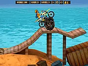 Desert Rage 3D online game, free bike racing and stunts, driving motorcycle in the desert, avoid obstacles