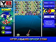 Sonic Shooting Ball game screenshot | Play free online Sonic bubble shooter game