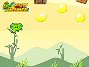 Angry Birds Piggies Balance game screenshot, free online physics puzzle, two pigs swinging and jumping