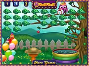 Doli Anniversary Party online free game thumbnail showing the four DoliDoli characters celebrating a birthday