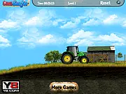 Tractor At The Farm free online driving and balancing game